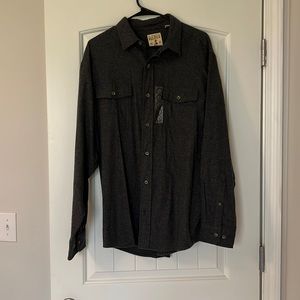Gray Red Head Brand Co. Button-up, size large NWT